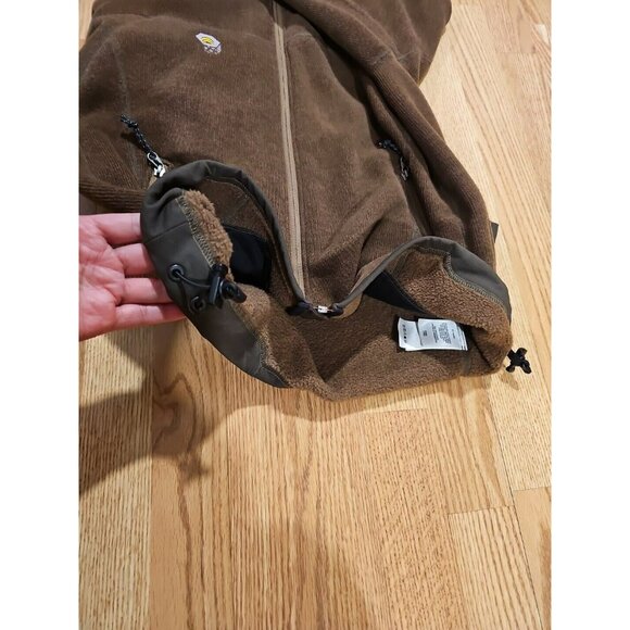 Mountain Hard Wear Fleece Jacket Men's Small Brown Zip up Soft Warm - Picture 9 of 9